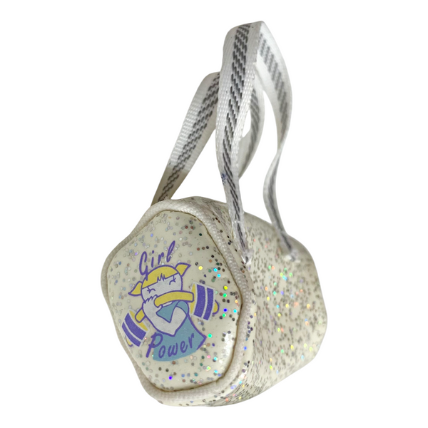 Bratz Just Do P.E.! Doll Fashion Pack Replacement Purse White Glitter Gym Bag