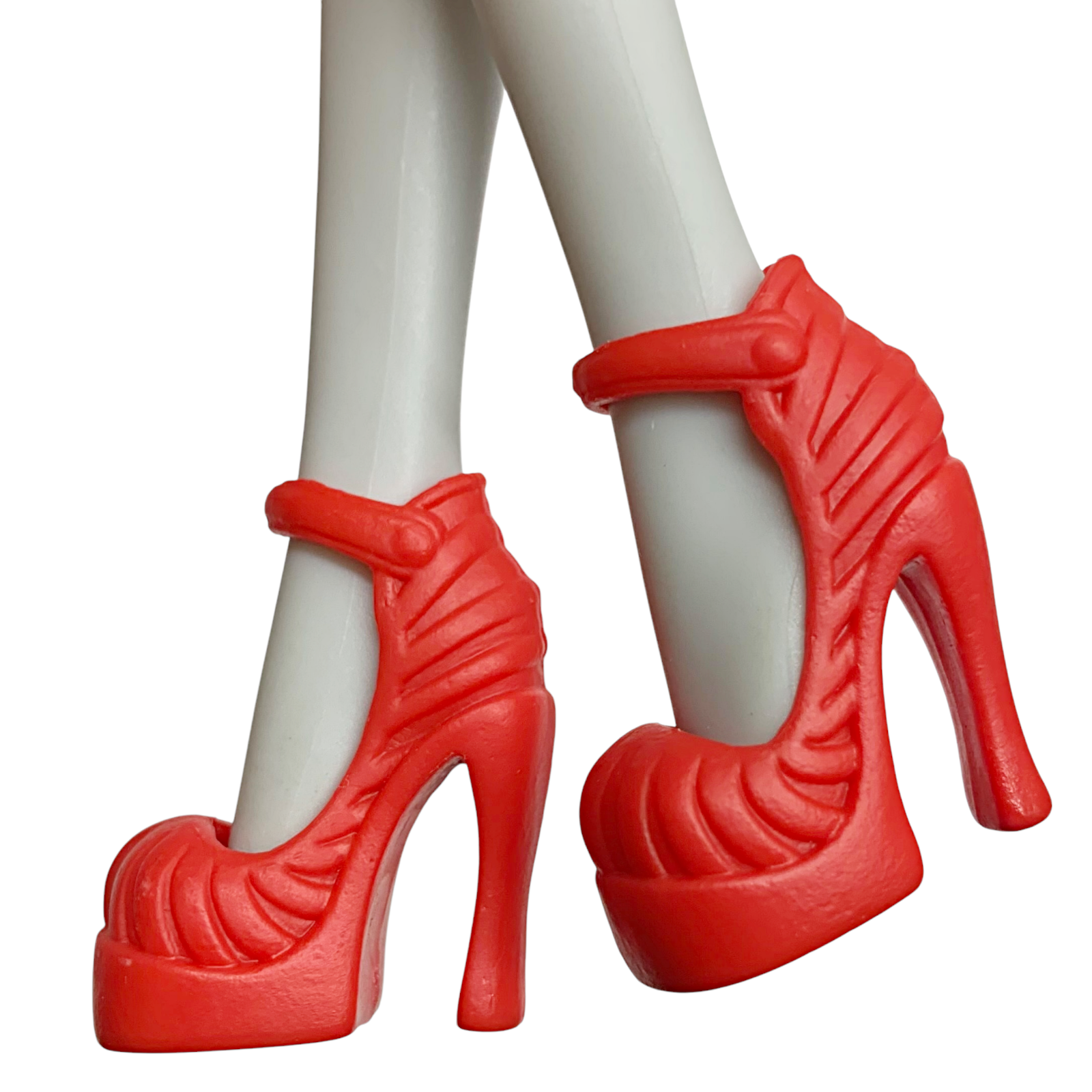 Monster High Frankie Stein Basic Doll Replacement Solid Red Original Style Shoes