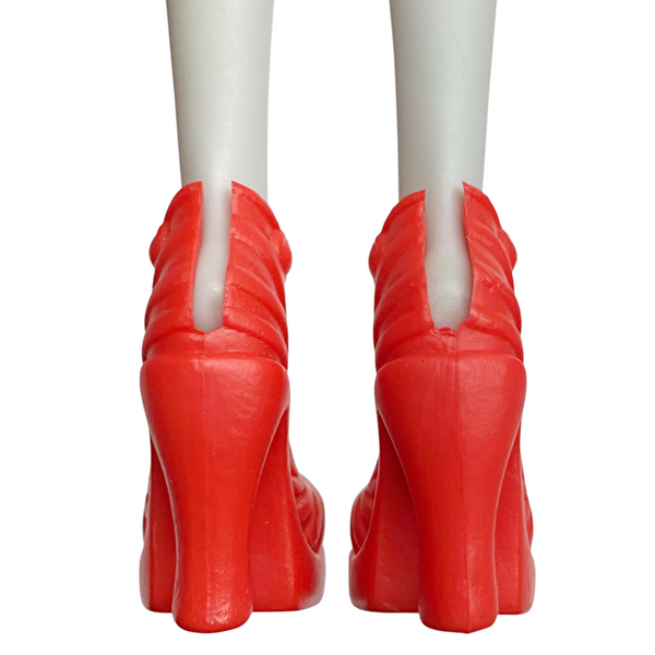 Monster High Frankie Stein Basic Doll Replacement Solid Red Original Style Shoes