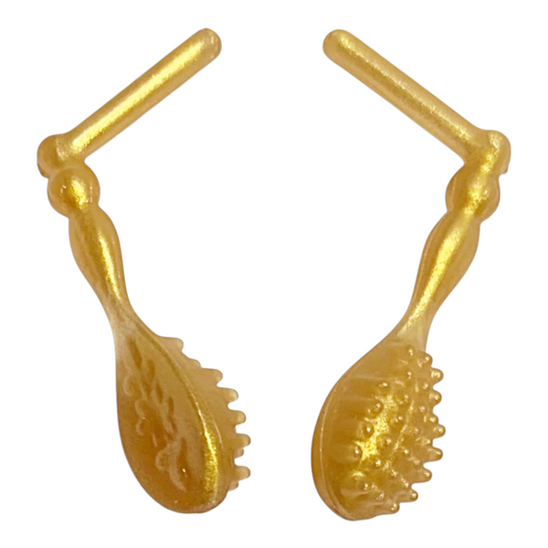 Ever After High Holly O'Hair 1st Chapter Signature Doll Replacement Gold Brush Earrings