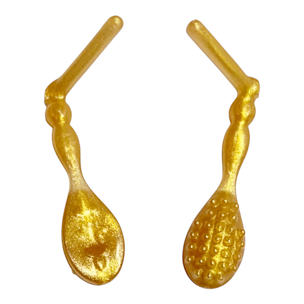 Ever After High Holly O'Hair 1st Chapter Signature Doll Replacement Gold Brush Earrings