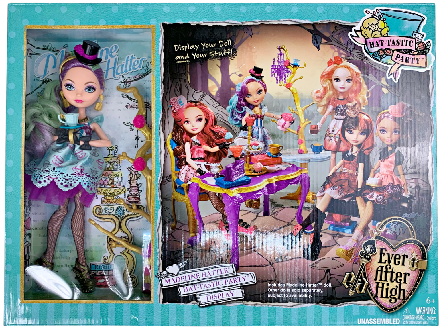 Ever After High Madeline Hatter Doll Hat-tastic Party Playset (BJH36)
