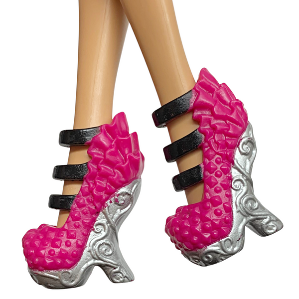 Ever After High Briar Beauty Hat-Tastic Tea Party Doll Replacement Pink & Black Shoes