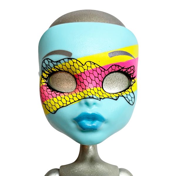 Monster High Inner Monster Spooky Sweet & Frightfully Fierce Doll Blue Mask Part