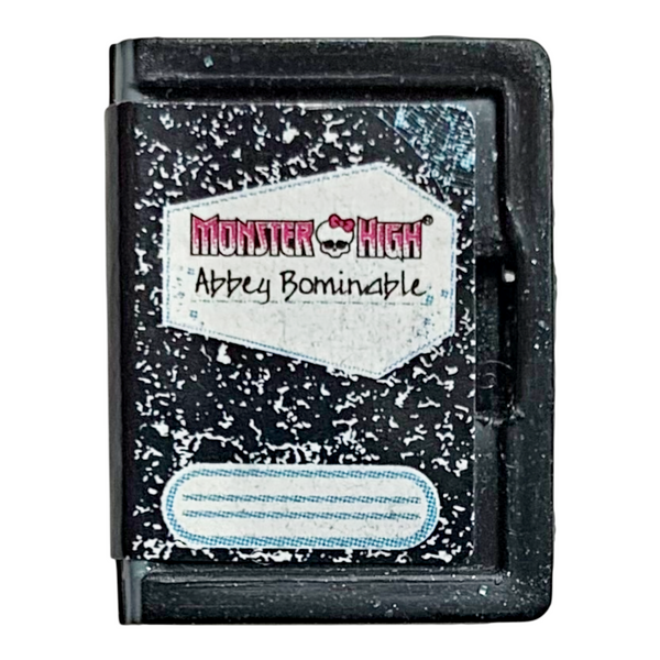Monster High Abbey Bominable Bed Playset Replacement Mini Doll Size Diary Journal Book Part