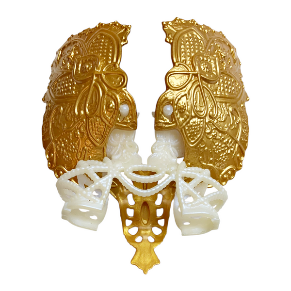 Ever After High Apple White Royally Ever After Doll Replacement White & Gold Collar Pieces