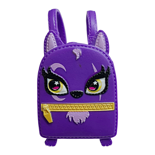 Monster High Clawdeen Wolf Faboolous Pets Doll Replacement Purple Crescent Backpack Bag