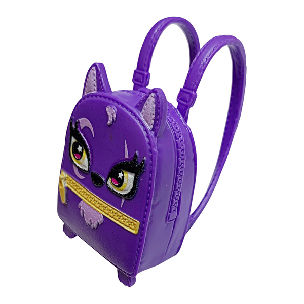 Monster High Clawdeen Wolf Faboolous Pets Doll Replacement Purple Crescent Backpack Bag