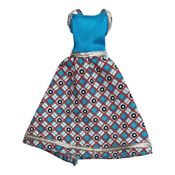 Monster High Frankie Stein Deluxe Fashion Pack Outfit Replacement Blue & Silver Dress