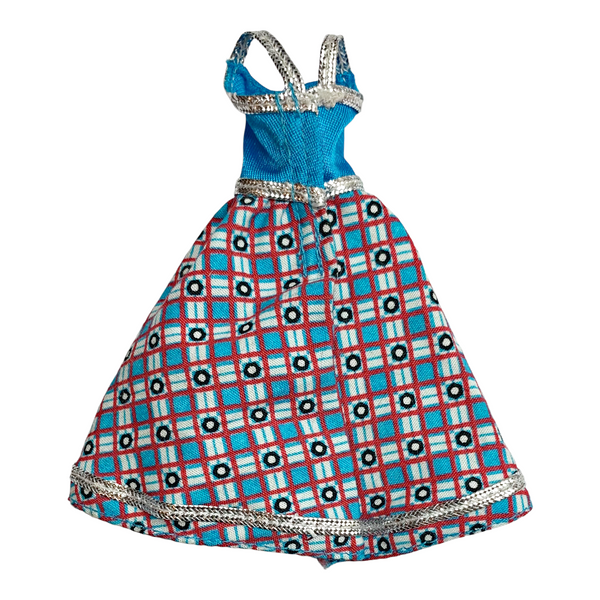 Monster High Frankie Stein Deluxe Fashion Pack Outfit Replacement Blue & Silver Dress