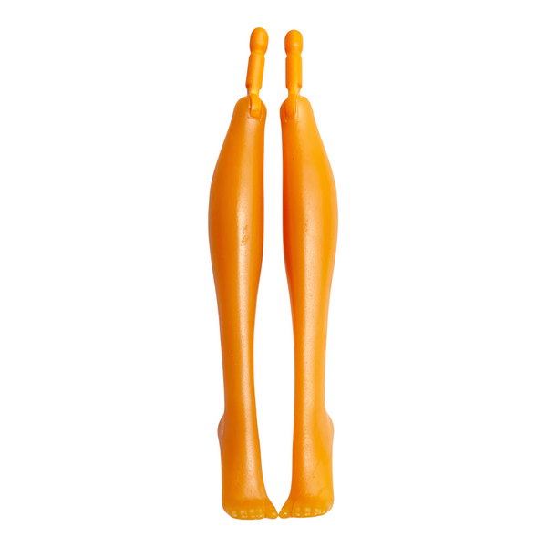 Monster High Create A Monster Nocturnal Doll Add On Pack Replacement Orange Lower Leg Parts