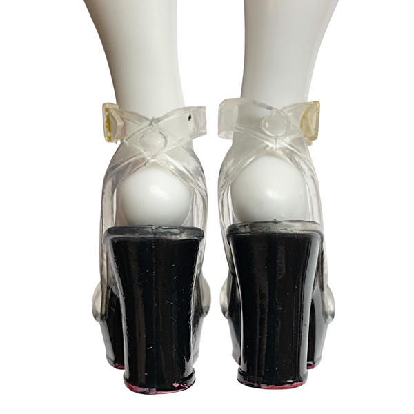 Rainbow High Ruby Anderson Series 1 Doll Replacement Clear Strap Heels Shoes