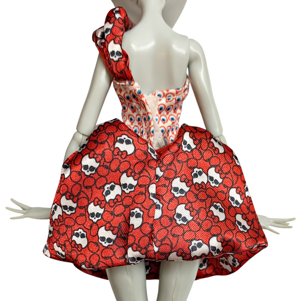 Monster High Ghoulia Yelps Dot Dead Gorgeous Doll Outfit Replacement Red Dress