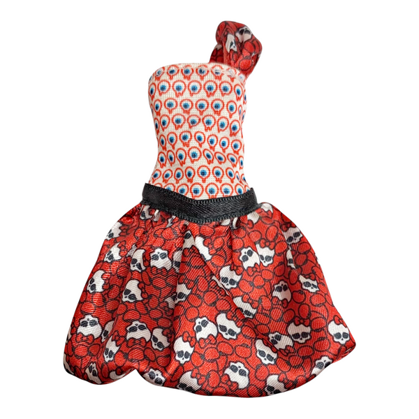 Monster High Ghoulia Yelps Dot Dead Gorgeous Doll Outfit Replacement Red Dress