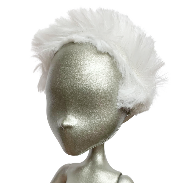 Monster High Abbey Bominable 1st Wave Original Doll Replacement White Faux Fur Headband