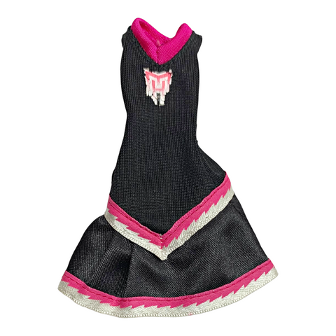 Monster High Werecat Fearleading Doll Outfit Replacement Cheerleader Uniform Black Dress
