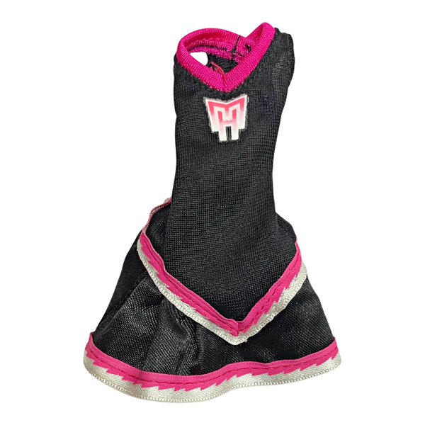 Monster High Werecat Fearleading Doll Outfit Replacement Cheerleader Black Uniform Dress