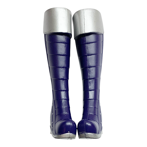 DC Super Hero Girls Intergalactic Sisters Blackfire Doll Replacement Shoes Blue & Silver Boots