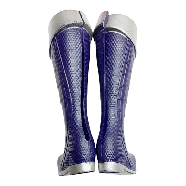 DC Super Hero Girls Intergalactic Sisters Blackfire Doll Replacement Shoes Blue & Silver Boots