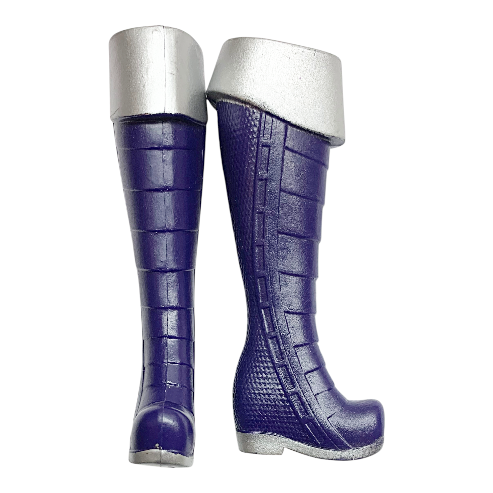 DC Super Hero Girls Intergalactic Sisters Blackfire Doll Replacement Shoes Blue & Silver Boots