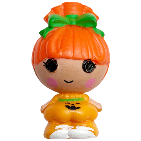 Lalaloopsy Tinies #139 Pumpkin Candle Light Halloween Small Bead Style Doll