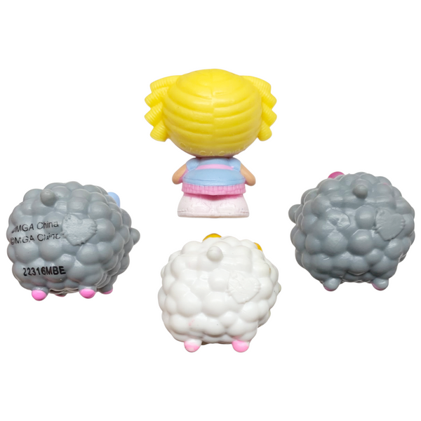 Lalaloopsy Tinies #235 Little Bah Peep & #230, #259 & #460 Sheep Bundle Lot