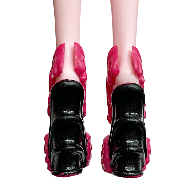 Monster High Draculaura Dot Dead Gorgeous Doll Replacement Pink & Black Shoes