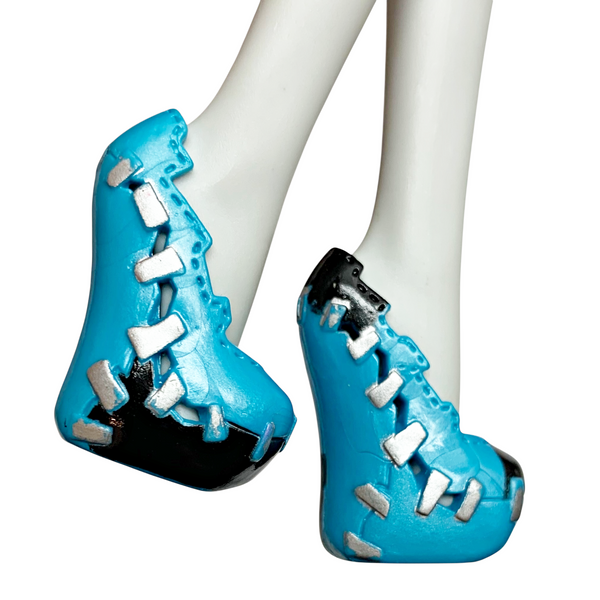 Monster High Frankie Stein Sweet 1600 Doll Replacement Blue & Black Shoes