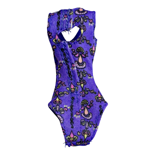 Monster High Rochelle Goyle Dance Class Doll Outfit Replacement Purple Leotard
