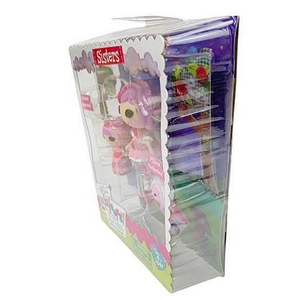 Mini Lalaloopsy Sisters 2 Pack Doll Set Pillow & Blanket Featherbed 521235