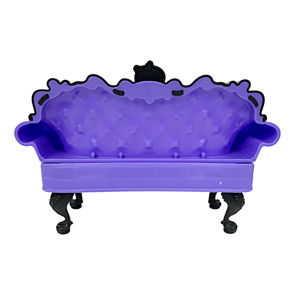 Monster High G3 Coffin Bean Spooky Cafe Playset Replacement Purple Sofa Couch Part