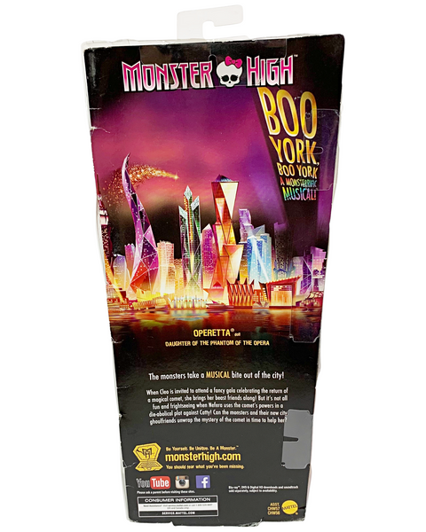 Monster High Operetta Boo York Frightseers Doll (CHW56)