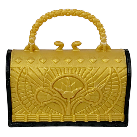 Monster High Cleo De Nile Scaris Doll Replacement Bag Gold & Black Purse