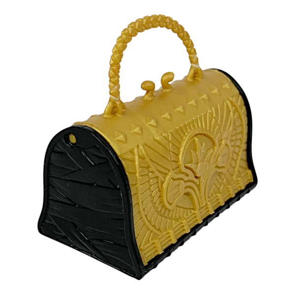 Monster High Cleo De Nile Scaris Doll Replacement Bag Gold & Black Purse
