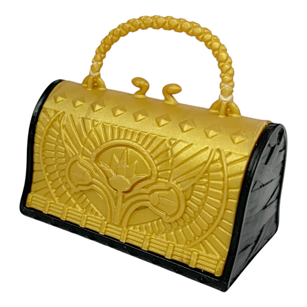 Monster High Cleo De Nile Scaris Doll Replacement Bag Gold & Black Purse