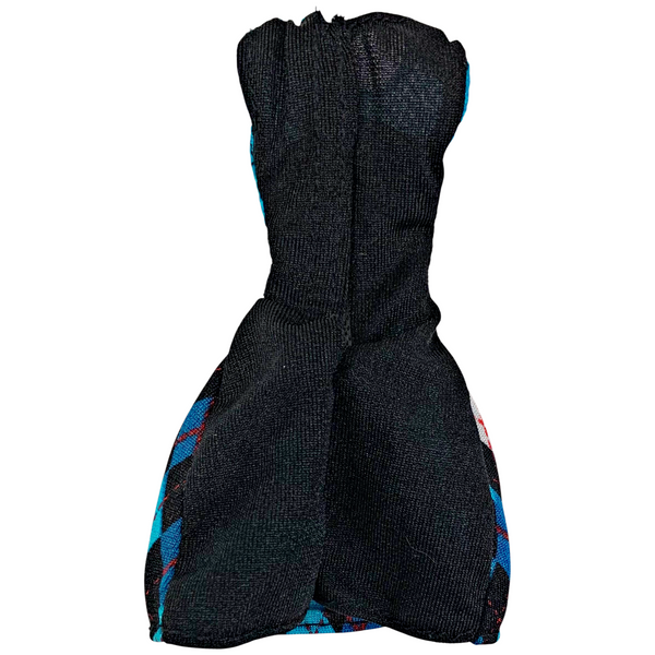 Monster High Frankie Stein Basic Doll Outfit Replacement Black & Blue Plaid Dress