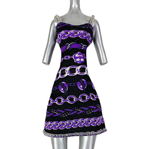 Monster High Spectra Vondergeist Maul Monsteristas Doll Outfit Replacement Black Dress