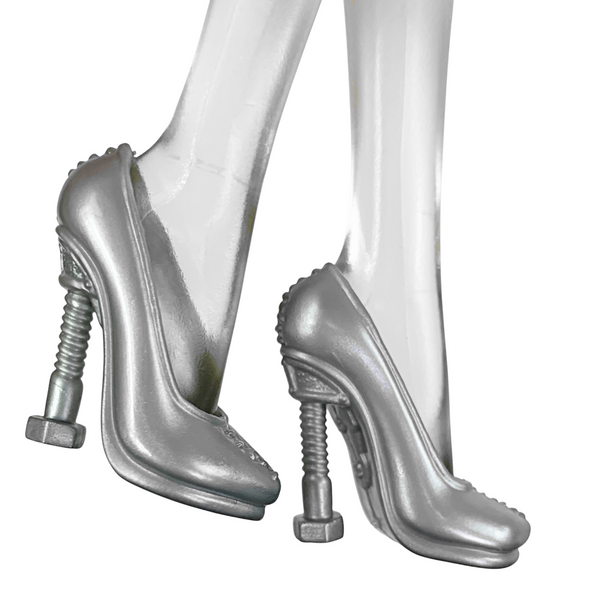Monster High Frankie Stein Complete Look Fashion Pack Outfit Replacement Silver Shoes