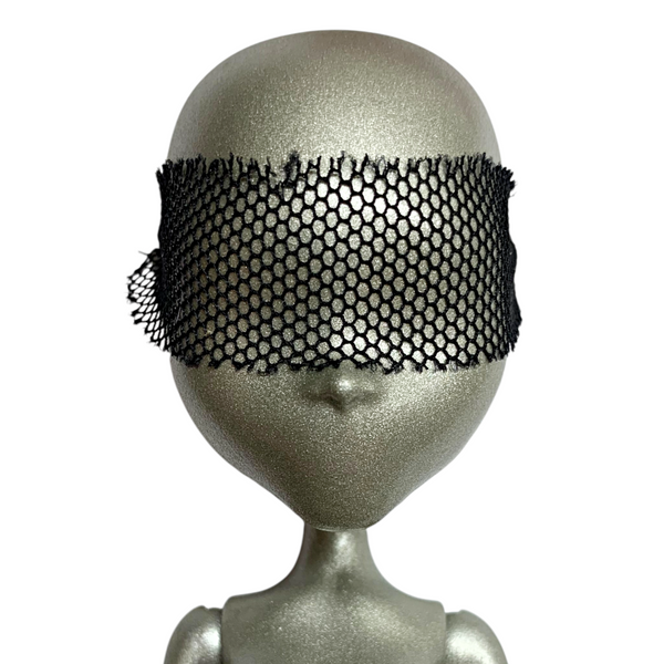 Bratzillaz Jade J'Adore Glam Gets Wicked Doll Replacement Black Sheer Mesh Mask