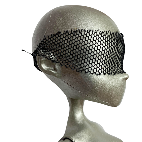 Bratzillaz Jade J'Adore Glam Gets Wicked Doll Replacement Black Sheer Mesh Mask