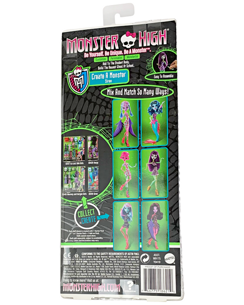 Monster High Create-A-Monster Siren Doll Parts Add On Pack (Y0419)