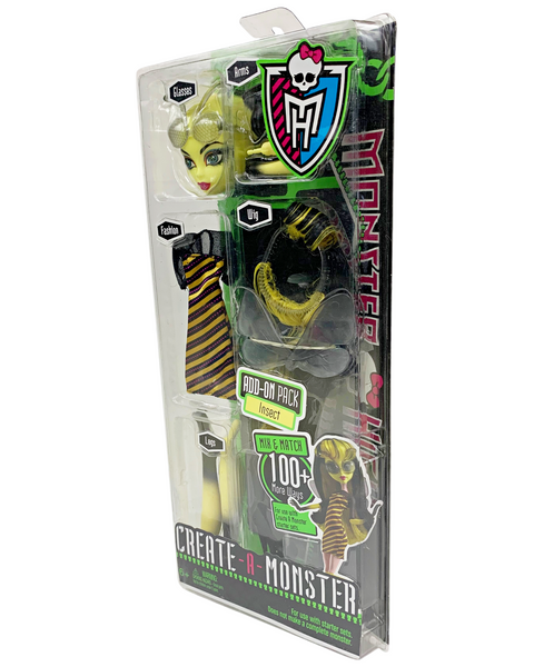 Monster High Create-A-Monster Bee Insect Doll Parts Add On Pack (W9175)
