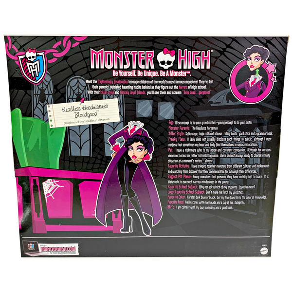 Monster High Headmistress Bloodgood Doll & Nightmare Horse Set (BBK21)