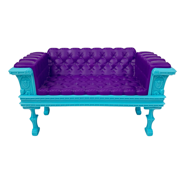 Monster High Deadluxe High School Playset Replacement Blue & Purple Sofa Love Seat Couch