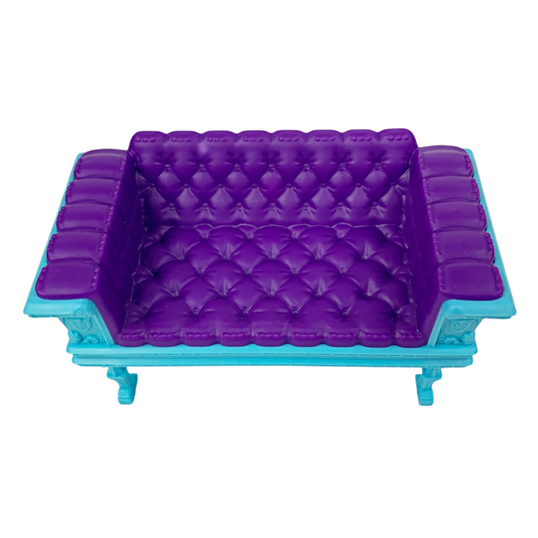 Monster High Deadluxe High School Playset Replacement Blue & Purple Sofa Love Seat Couch