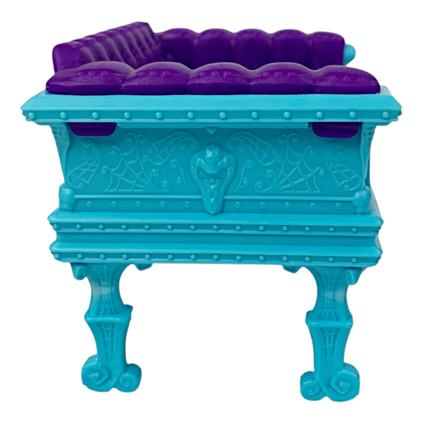 Monster High Deadluxe High School Playset Replacement Blue & Purple Sofa Love Seat Couch