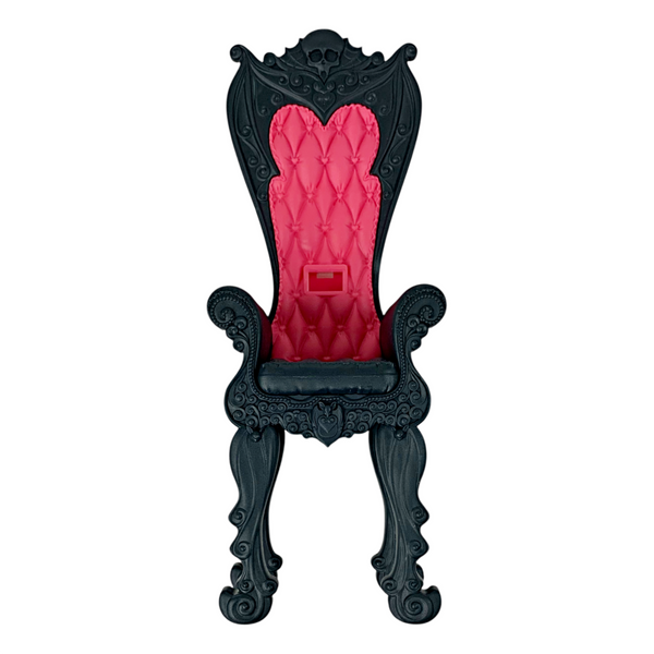Monster High Deadluxe High School Playset Replacement Black Throne Chair Part
