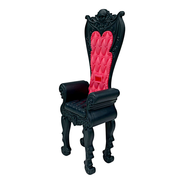 Monster High Deadluxe High School Playset Replacement Black Throne Chair Part