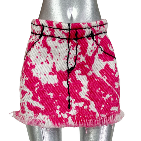 Monster High Venus Mcflytrap I Heart Fashion Doll Outfit Replacement Pink & White Skirt