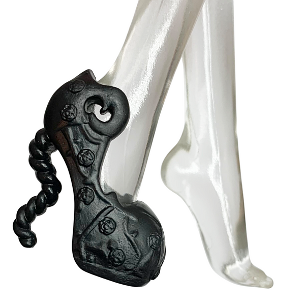 Monster High Venus Mcflytrap I Heart Fashion Doll Replacement Black Right Shoe